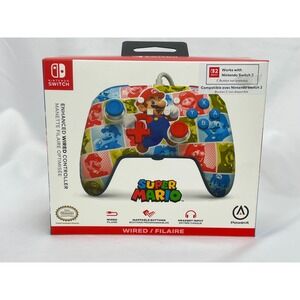 Nintendo Switch Super Mario Bros Enhanced Wired Controller PowerA
